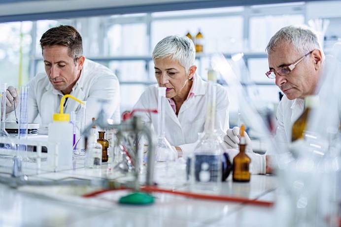 Medical research jobs - busy experts in drug research and development
