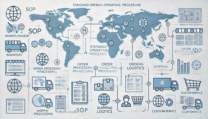Cross-border e-commerce supply chain: manufacturing, smart logistics, global consumers, and payment security