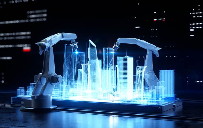 China tech future city, drone and robot, global talent