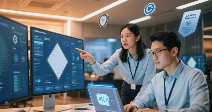 Team of semiconductor engineers developing skills through EDA tools and open-source projects