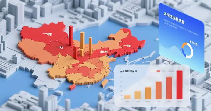 China's AI Employment Boom 2025: High-Salary Benchmarks, In-Demand Skills, and Visa Policies 2 AI employment salary comparison across China: Tier-1 vs emerging cities with Greater Bay Area tax benefits
