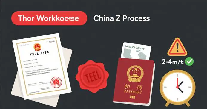 2025 Foreign Teachers in China Market Report: Salaries, Demand & Policy 3 China work visa process for foreign teachers | 2025 compliance requirements and timelines