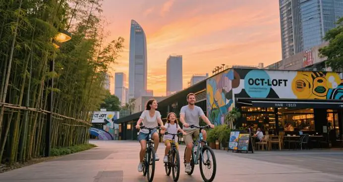 China's Shenzhen Manufacturing Recruitment 2025: Unlocking Opportunities for Foreign Engineers 4 expat-family-life-in-Shenzhen-OCT-LOFT-park