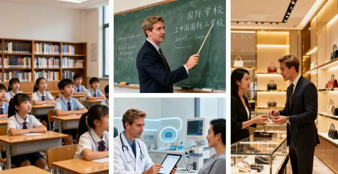 High-Paying Jobs for Foreign Nationals in China: Top 10 Industries Ranked by Salary 3 Foreign Nationals in China’s High-Paying Jobs: International Education, Healthcare, and Luxury Goods Management Scenarios