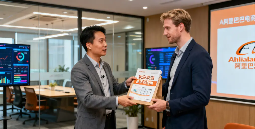 Foreign employees in Hangzhou: E-commerce and Alibaba ecosystem career development 2 Foreign employee onboarding in Alibaba Hangzhou office with mentor support for ecosystem career development