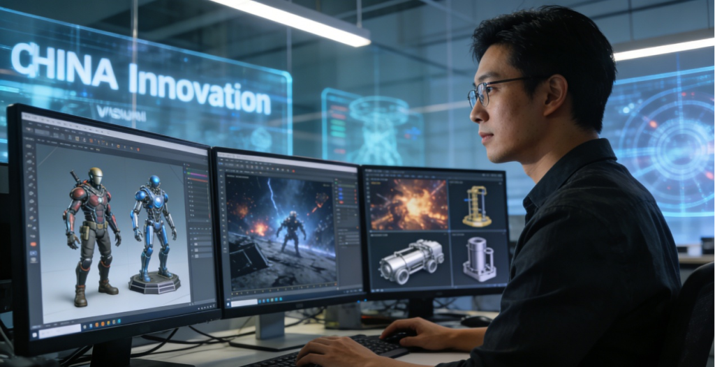 Join China’s Innovation Engine: Become a Top 3D Designer in Game, Film, and Industrial Design