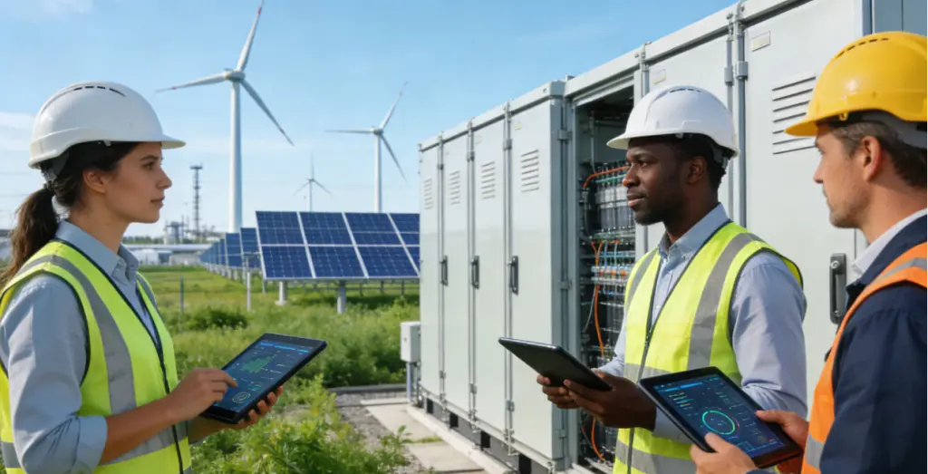 Global Talent Opportunities 2026: In-Demand Careers at China's Innovative Companies 3 Global talent engaged in operation and maintenance of new energy storage power stations in China's zero-carbon industrial park