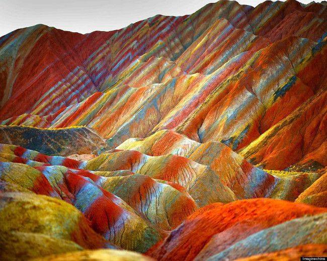 Rainbow Mountains In China's Danxia Landform Geological Park Are Very, Very Real.jpg